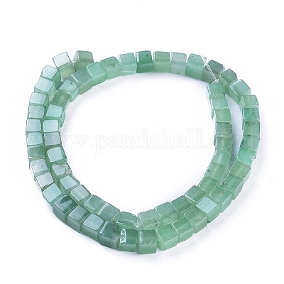 Естественный зеленый авантюрин бисер нитей G-D0020-12A-1