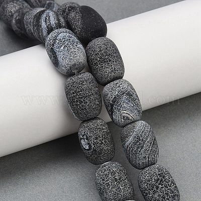 Естественные выветрившиеся агатовые бусины G-NH0047-B09-02-1