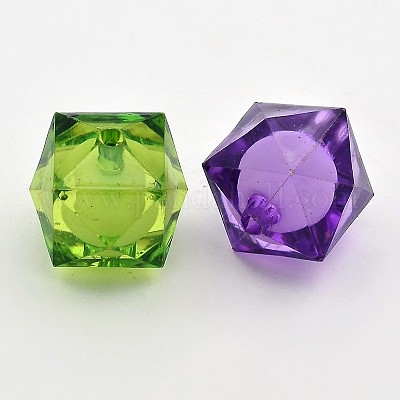 Прозрачные акриловые бусины TACR-S112-20mm-M-1