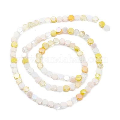 Градиент цвета гальваника стеклянные бусины нити X1-GLAA-E042-03B-1