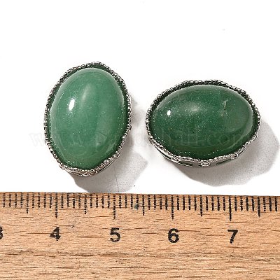 Многорядные звенья из натурального зеленого авантюрина KK-M304-03P-07-1