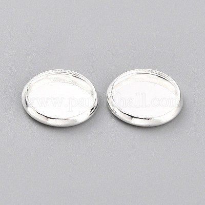 Оправы кабошонов из нержавеющей стали 304 STAS-Y001-12C-S-1