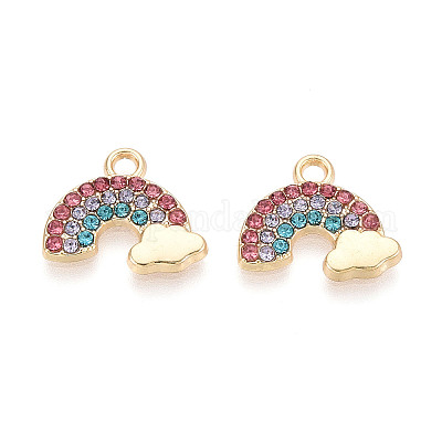 Подвески из сплава со стразами FIND-N011-14KCG-1