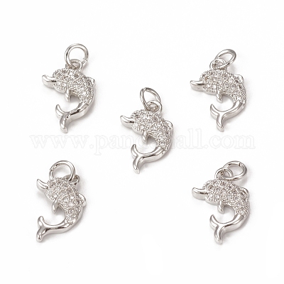 Латунные микро проложить кубического циркония подвески KK-E068-VB295-1