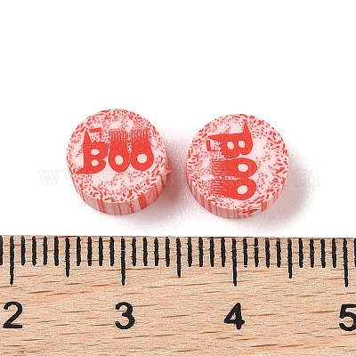 Новогодняя тема бусины из полимерной глины ручной работы CLAY-P004-01A-1