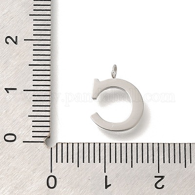 Подвески из нержавеющей стали 304 с микропаве из кубического циркония STAS-H228-06P-C-1