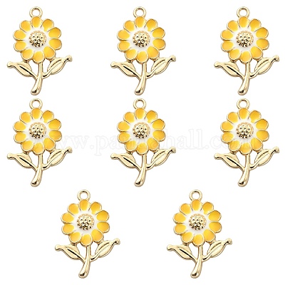 8 шт. Подвески из сплава с эмалью ENAM-YW0002-31H-1