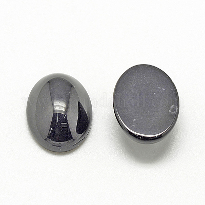 Натуральный черный камень кабошоны X-G-R415-14x10-46-1