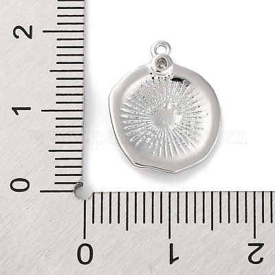 Латунные подвески с прозрачными кубическими цирконами KK-S403-05P-1