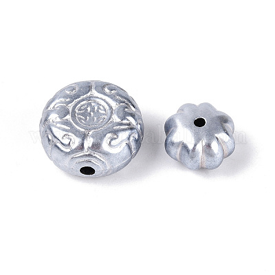 Перламутровые непрозрачные акриловые бусины OACR-T029-05-1