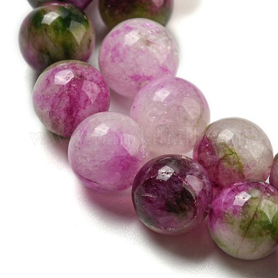 Нити из натуральных окрашенных желтых нефритовых бусин G-Q160-A01-01F-1