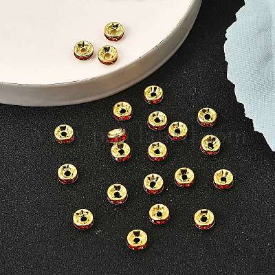 Латунные бусины разделители для поставки стразов RB-A014-Z6mm-21G-1