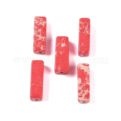 Натуральные бусины из императорской яшмы G-G137-01E-1