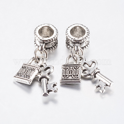 Европейские подвески из сплава в тибетском стиле PALLOY-F199-21AS-1