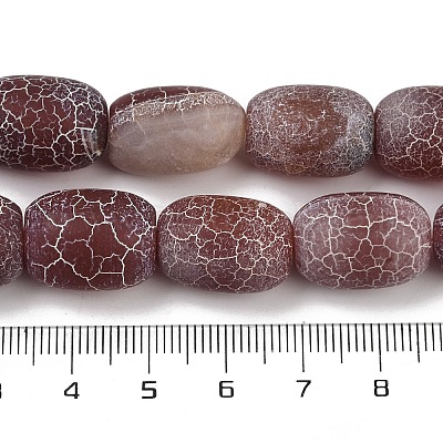 Естественные выветрившиеся агатовые бусины G-NH0047-B02-02-1