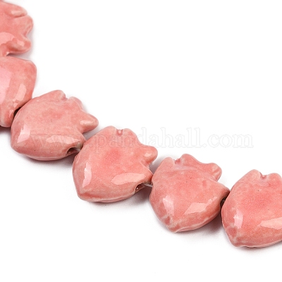 Фарфора ручной работы бисер нитей PORC-C007-01F-1