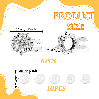 Запонки из сплава и пластиковые пуговицы с одним отверстием HJEW-GA00041-1