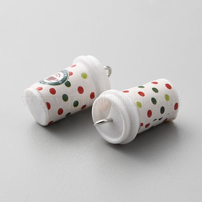 Рождественские подвески из непрозрачной смолы RESI-CJC0011-31D-1