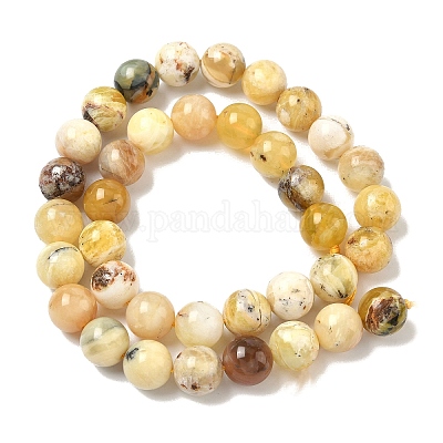 Природные желтые опал бусины пряди&nbsp;LS-G-I213-18-10mm-1