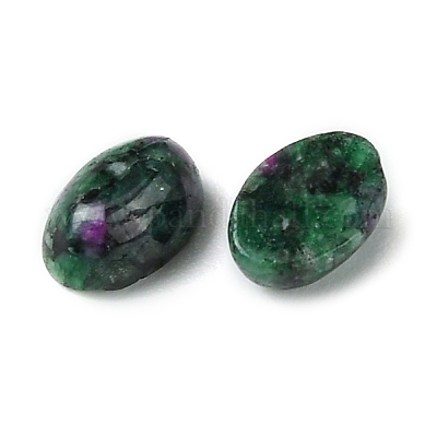 Синтетический рубин в кабошонах из цоизита G-A094-01A-36-1