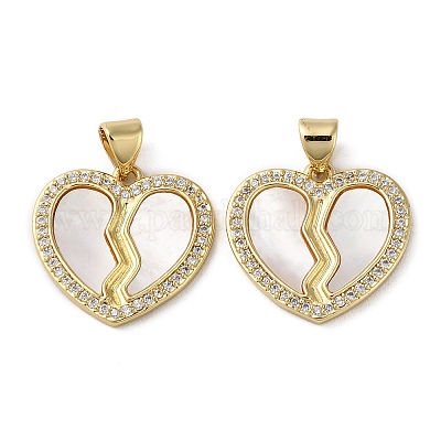 Латунные микро проложить кубического циркония подвески KK-D057-12G-1