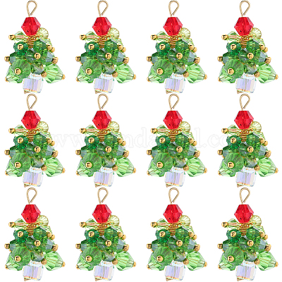 20 шт. стеклянные подвески для елки FIND-SC0011-08-1