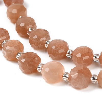 Натуральный Sunstone бисер пряди G-B153-B14-1