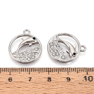 Подвески из сплава и страза FIND-N008-09P-1