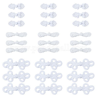 30 пара 3 стилей ручной работы китайские лягушки узлы пуговицы наборы BUTT-DR0001-07-1