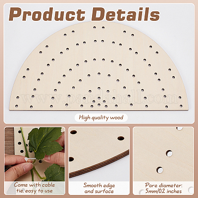 2 шт. деревянные доски для венков DIY-FG0006-77B-1