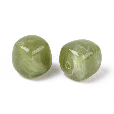 Непрозрачные акриловые бусины&nbsp;OACR-ZX006-33J-1