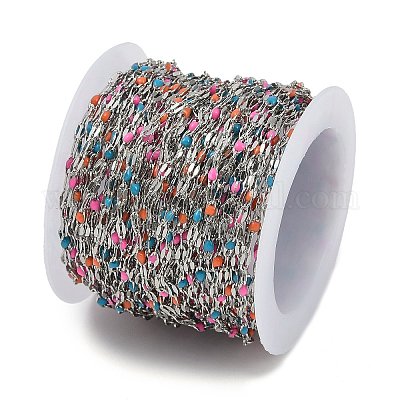 Латунные цепочки AJEW-Q153-03P-04-1