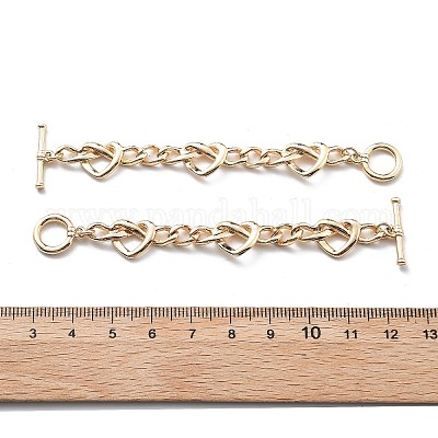 Латуни Переключить застежками KK-G523-02G-1