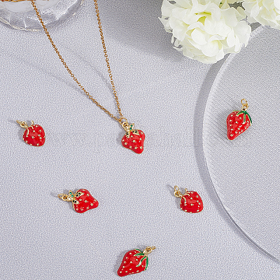 Кулоны с эмалью из латуни KK-BBC0019-49-1