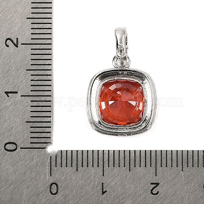 925 подвеска из стерлингового серебра с паве из кубических цирконий STER-C015-01A-01-1