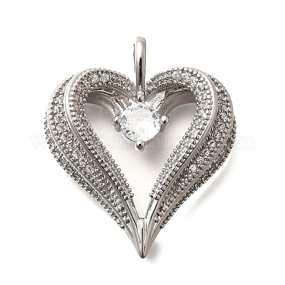 Латунные микро проложить кубического циркония подвески KK-B128-07P-1