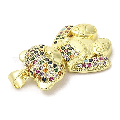 Латунь с подвесками из фианита KK-K340-01G-1