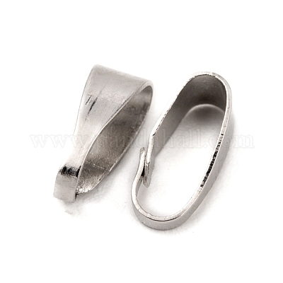 Платиновые латунные держатели кулонов X-KK-M029-02P-1