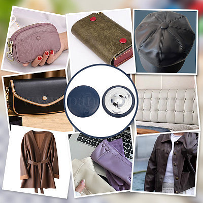 30 шт. кнопки из искусственной кожи BUTT-NB0001-90C-1