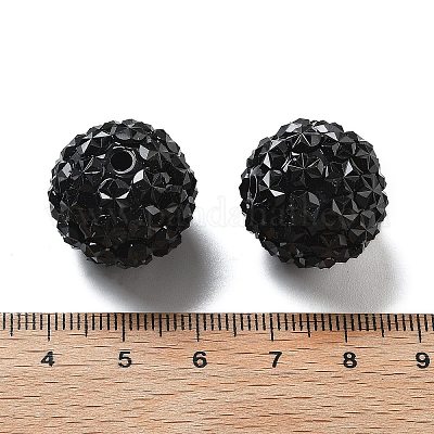 Акриловые стразы шарики бусины OACR-A035-01O-1