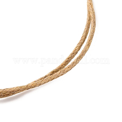 5 шт. вощеный хлопковый шнур для изготовления регулируемых ожерелий AJEW-JB01393-1