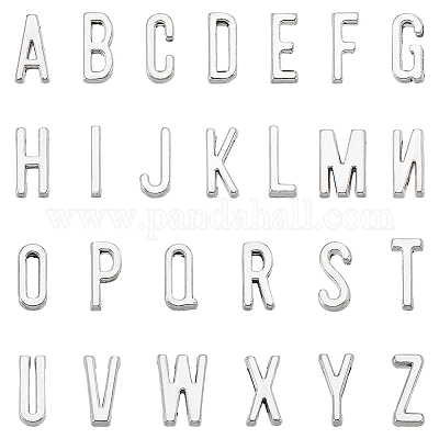 Тибетский стиль сплава алфавит слайд подвески TIBEP-PH0004-49AS-1