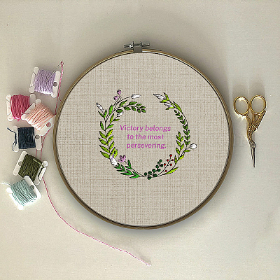 4 лист 11.6x8.2-дюймовых рисунков вышивки палочками и стежками DIY-WH0455-059-1