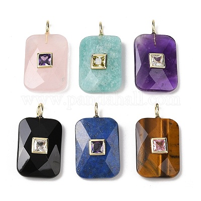 Природные каменные смешанные подвески G-I391-03G-M-1