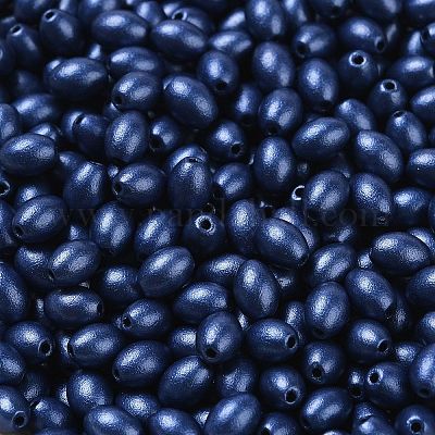 Выпечка расписных стеклянных бусин SEED-C004-04N-1