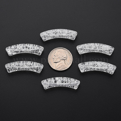 Прозрачных бусин акриловые треск CACR-S009-001A-NA-1