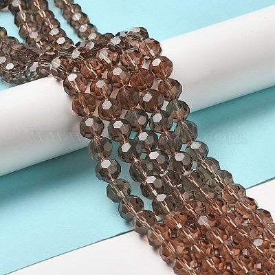 Прозрачные стеклянные бусины EGLA-A035-T10mm-D13-1