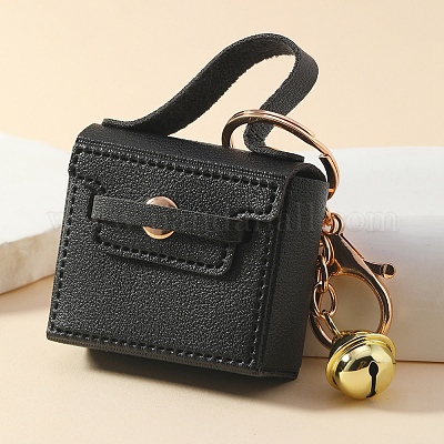 AfitLulu Piccolo Portamonete Donna con 2 Tasche con Cerniera, Impermeabile Mini Porta Monete Piccolo Portafoglio da Donna in Pelle, Mini Portamonete con Collo Rimovibile (Nero