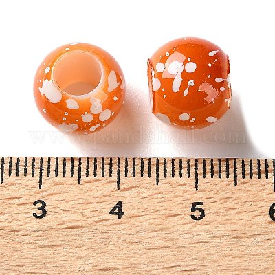 Европейские бусины из АБС-пластика&nbsp;KY-G033-01B-09-1