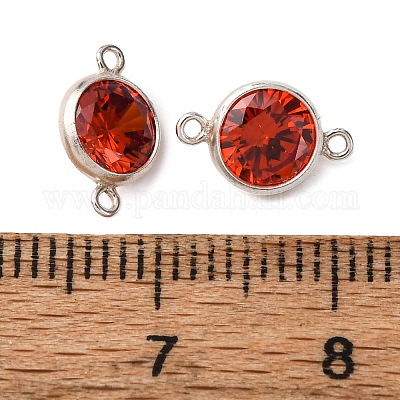 925 подвеска-соединитель из серебра с кубическим цирконием и камнями-талисманами STER-NH0001-80P-01-1